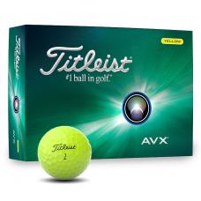 Titleist AVX 2024 Golf Balls - Yellow