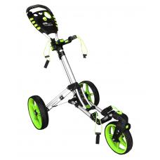 Prosimmon One Fold ICON Golf Buggy - Silver/Lime